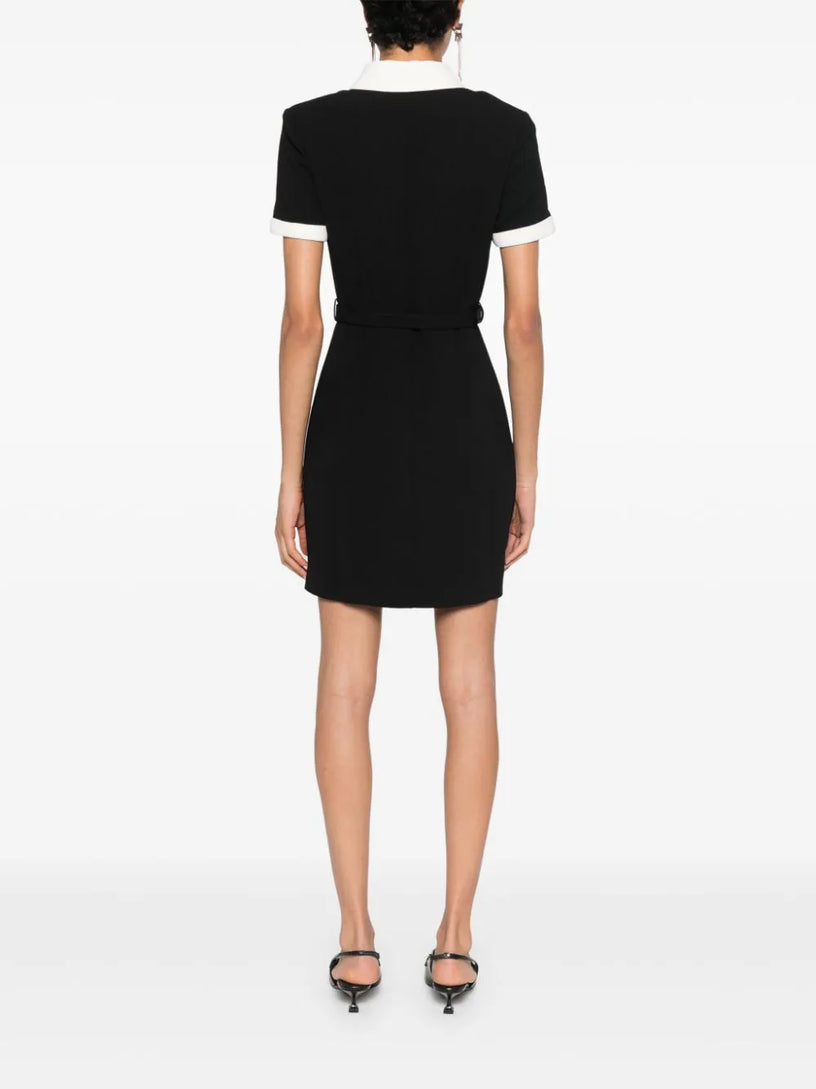 Contrast mini dress