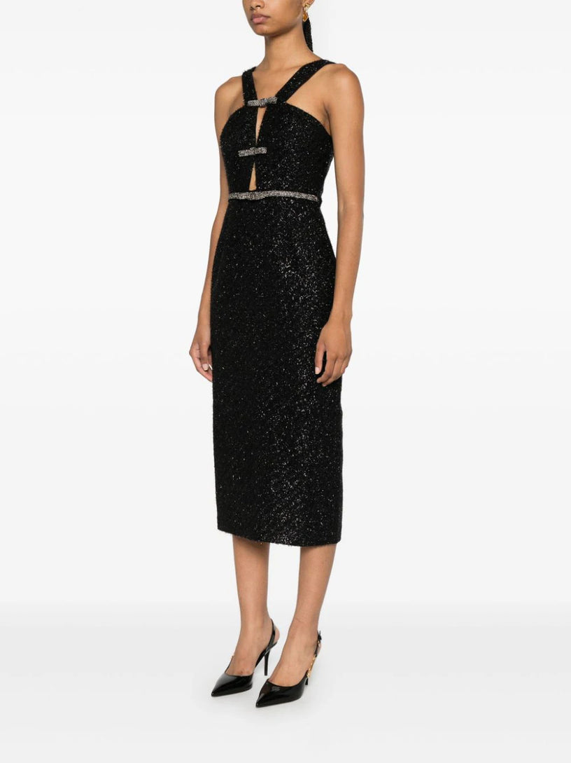 Tinsel Boucle Midi Dress