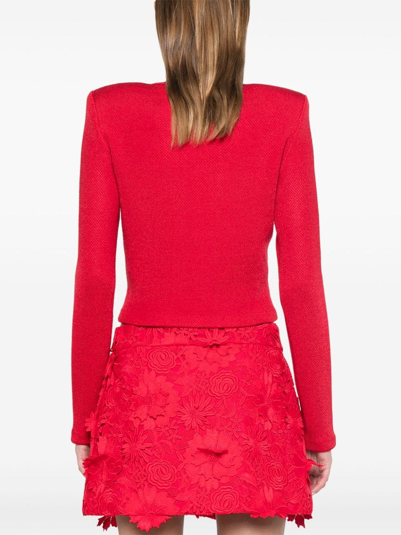 Heart buttoned cardigan