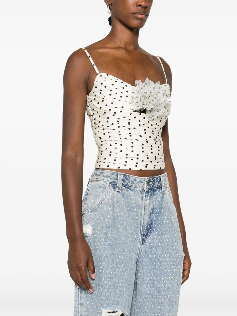 Polka dot top