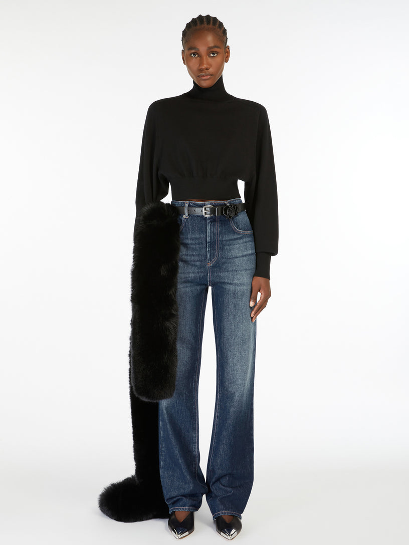 Howling cropped turtleneck sweater