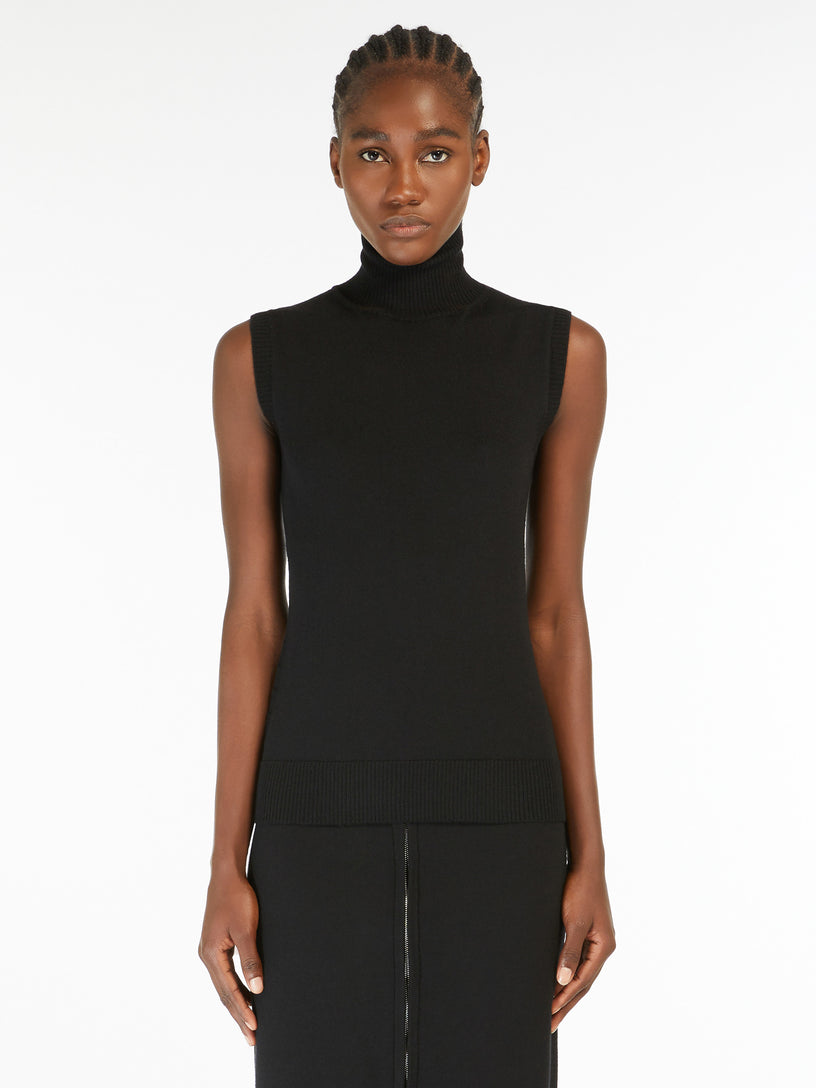Ardenza sleeveless turtleneck sweater