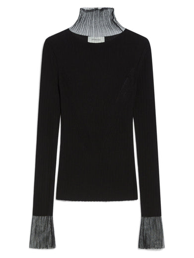 Derris Mock-neck sweater