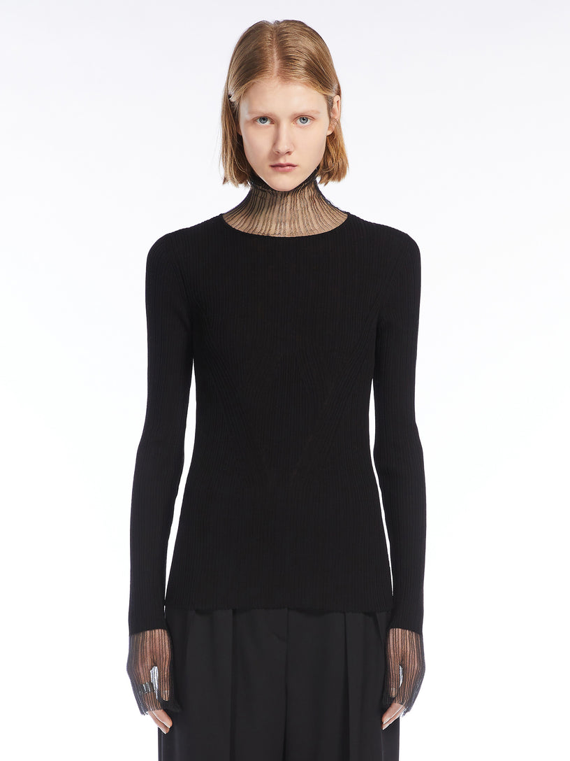 Derris Mock-neck sweater