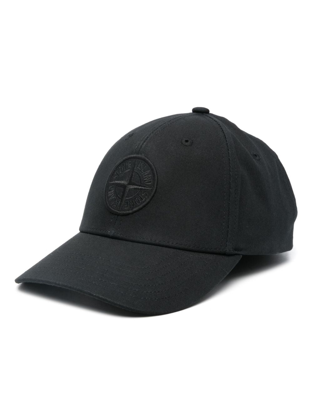 帽子 stone  black cap Stone Island 6-Panel Cap Black ベースボールキャップ 帽子 (STONE