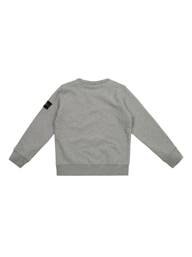 Compass-badge cotton sweatshirt