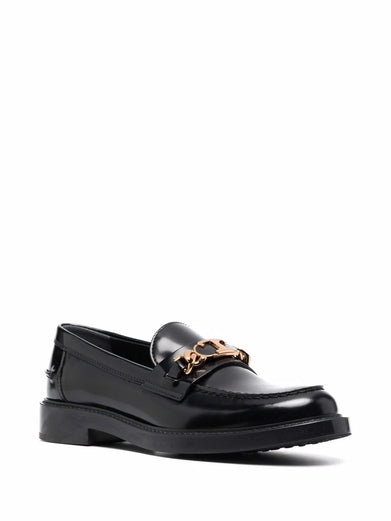 Loafers in leather