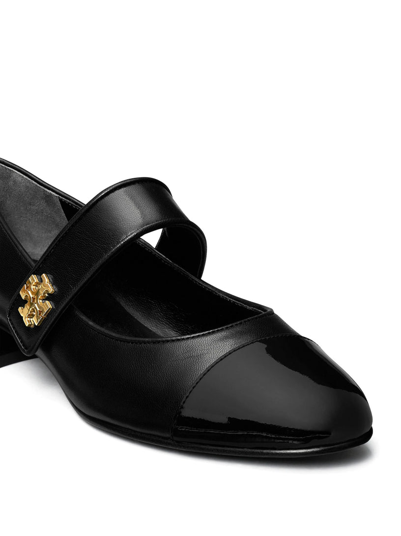 Mary Jane with contrasting toe and heel