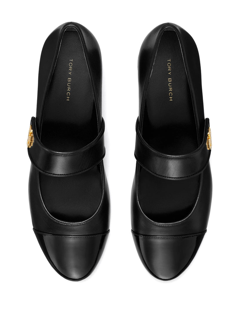 Mary Jane with contrasting toe and heel