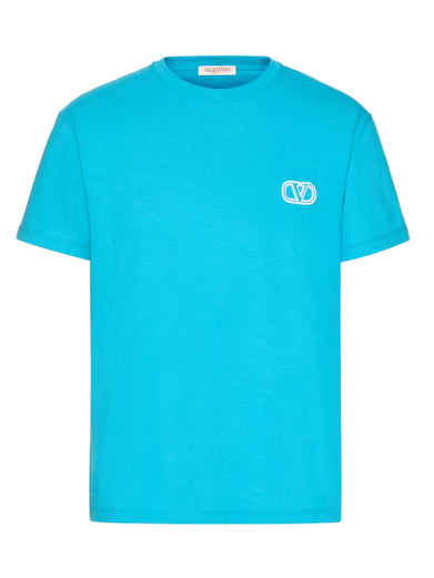T-shirt with VLogo Signature patch