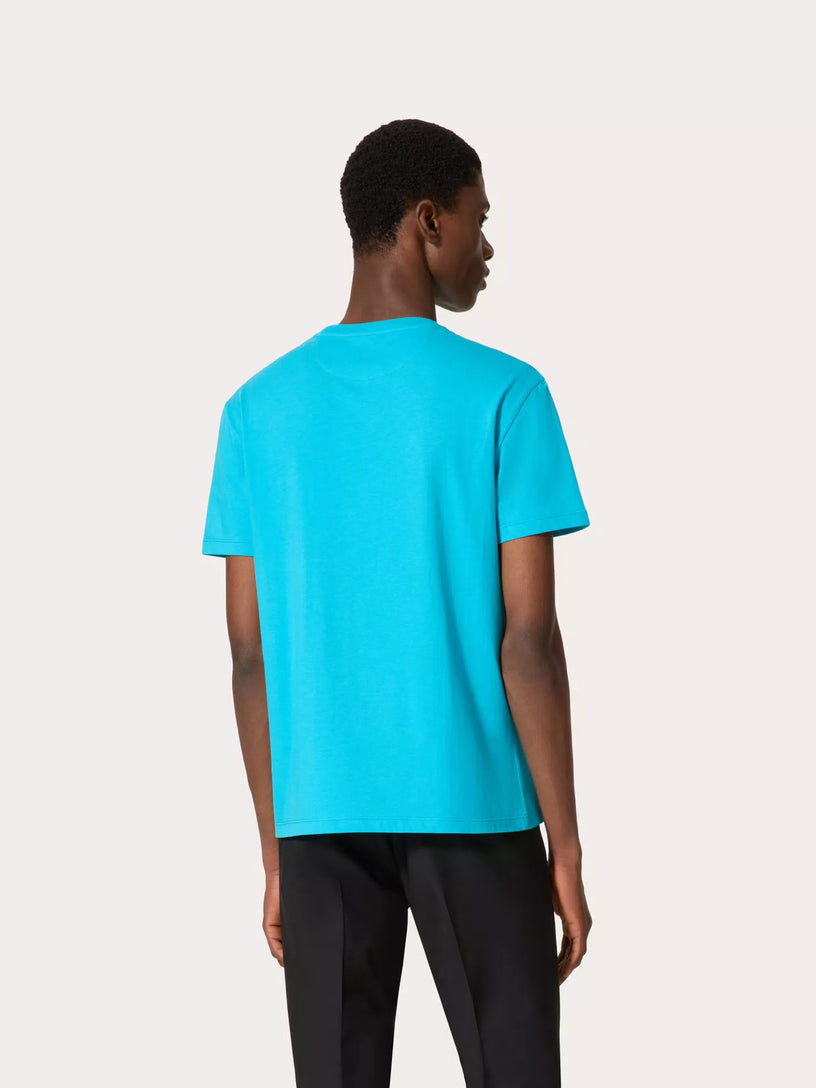 T-shirt with VLogo Signature patch