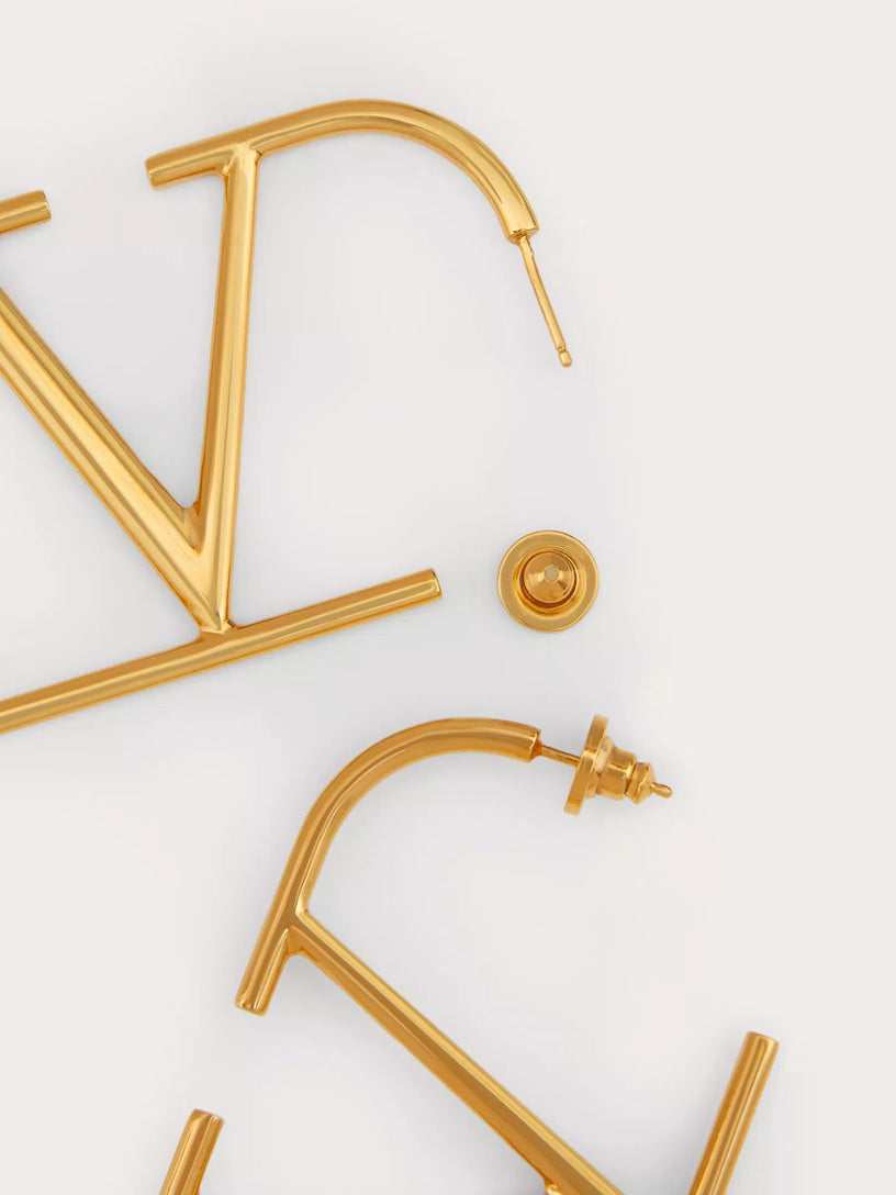 Vlogo signature earrings in metal