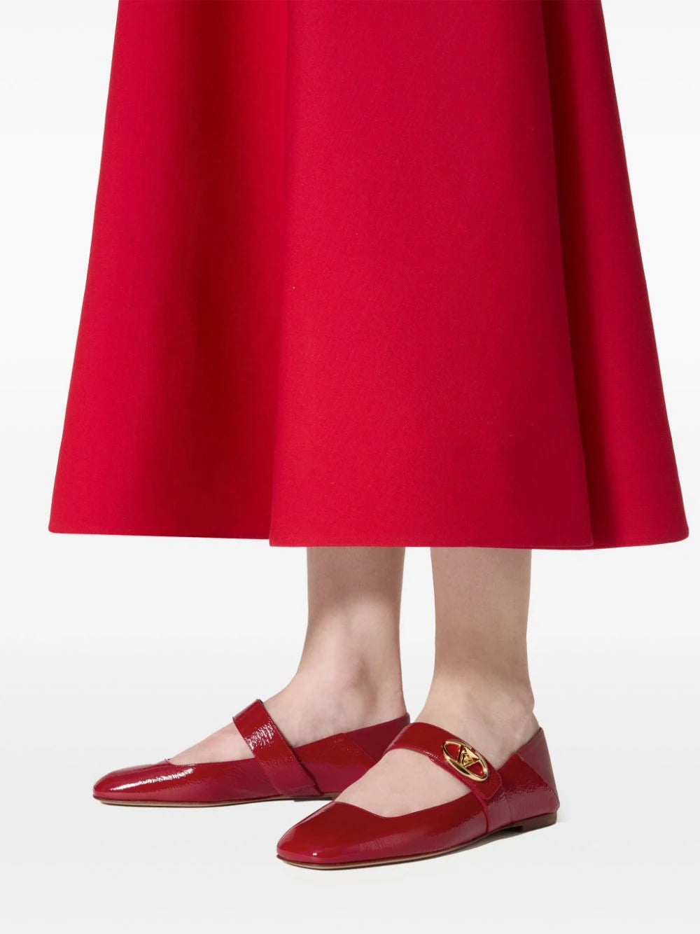 VLogo Locker Mary-Jane ballerina