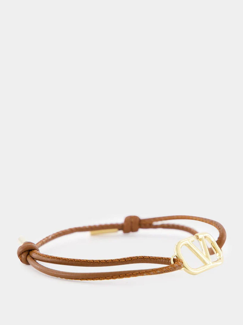 VLogo Signature leather bracelet