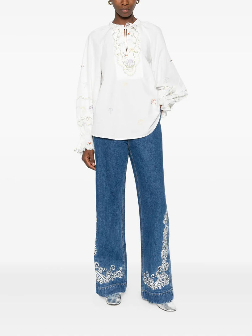 Giulia embroidered blouse