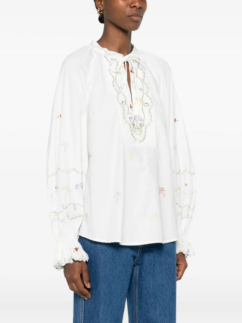 Giulia embroidered blouse