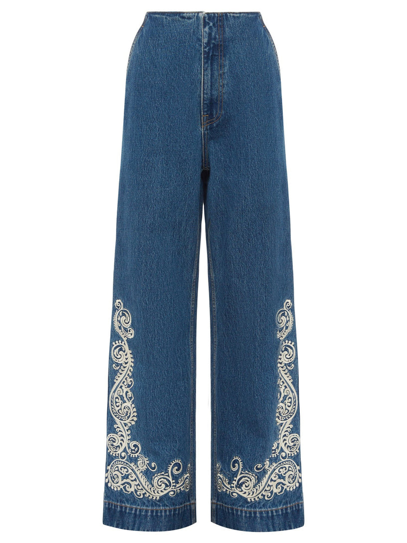 Jacones flare denim jean