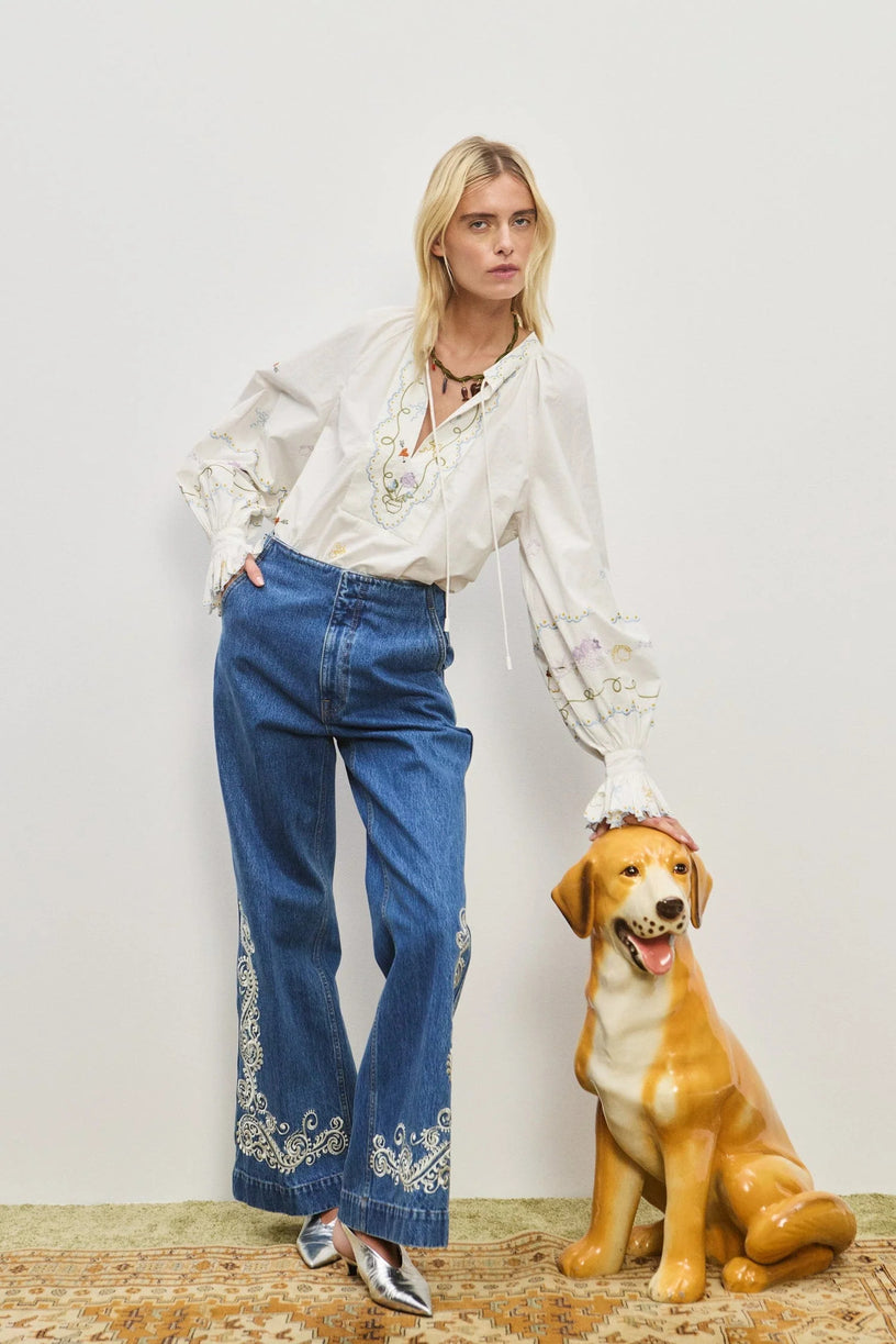 Jacones flare denim jean