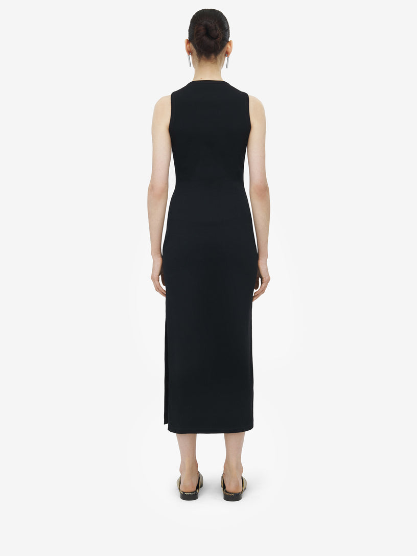 McQueen Placket Midi Dress
