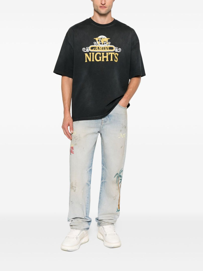 Amiri Night Oversized T-shirt