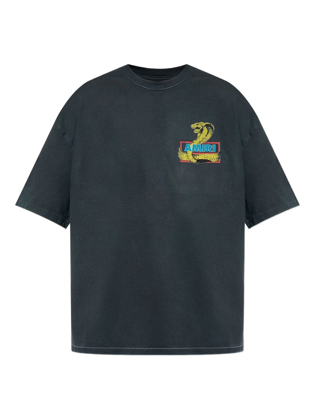 'Amiri Crystal Cobra' T-shirt