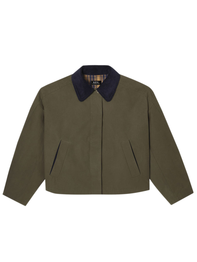 Jacket Becca with courdory collar