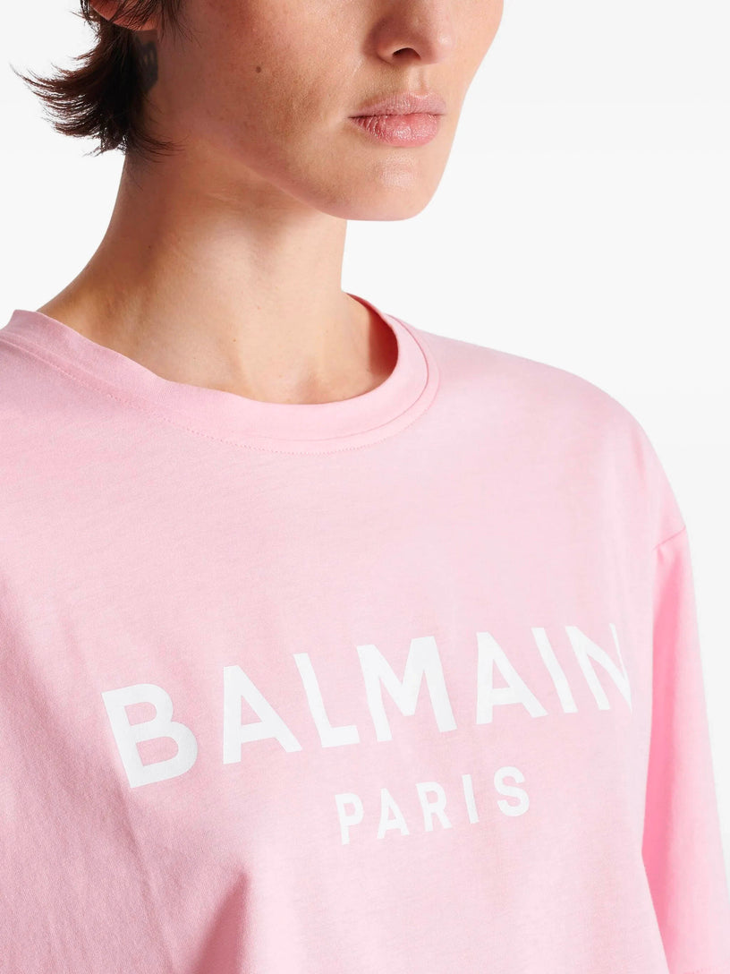 T-shirt with Balmain Paris print