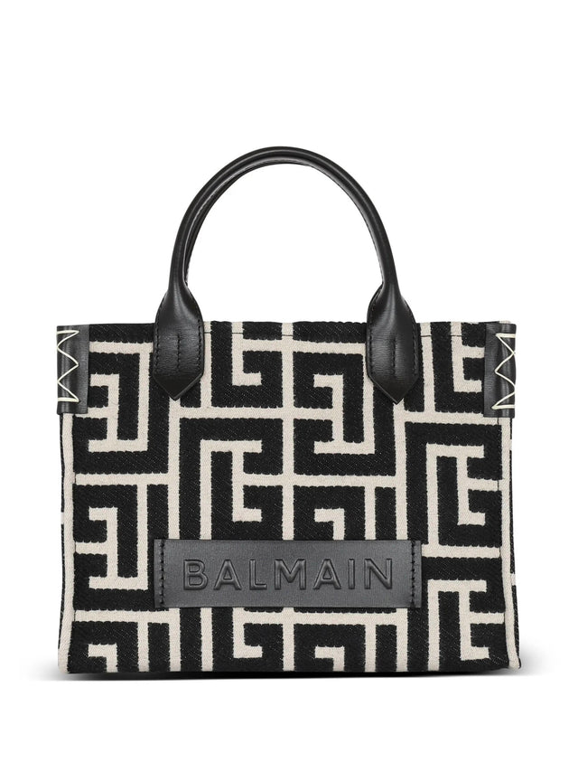 B-Army small monogrammed jacquard bag