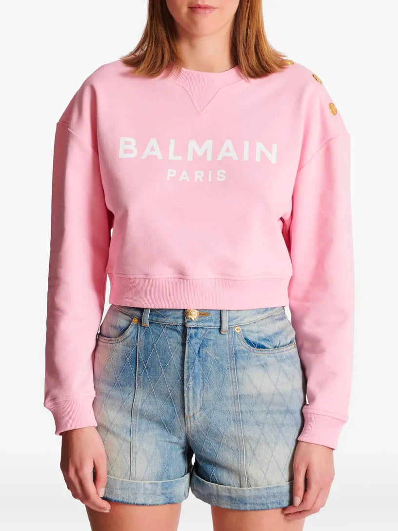 Printed Balmain Paris sweatshirt