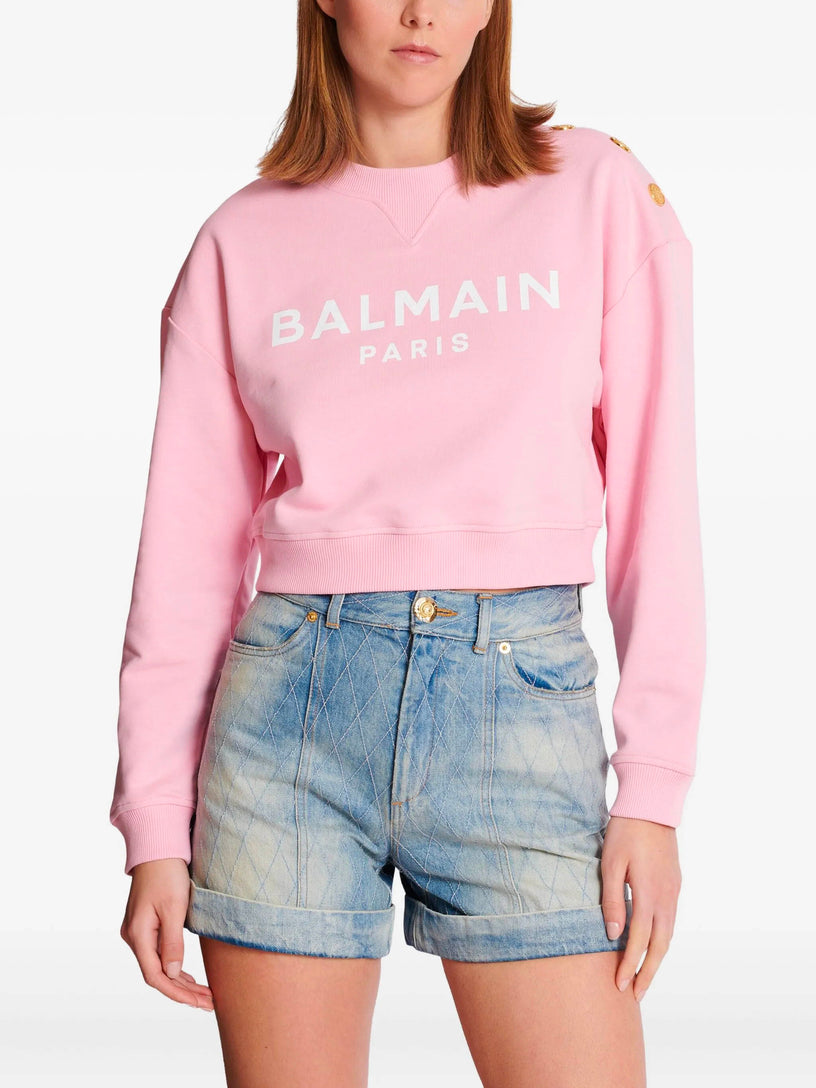 Printed Balmain Paris sweatshirt