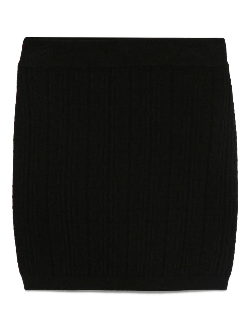 Short PB Labyrinth knit skirt