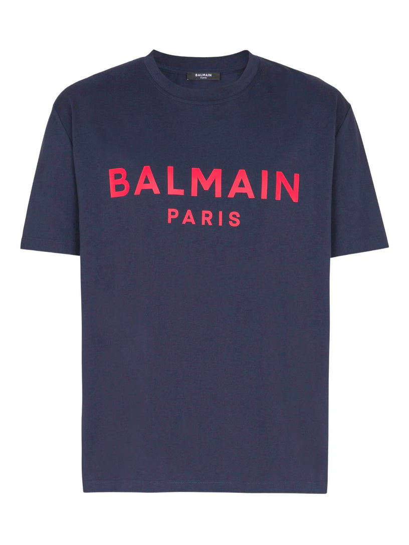 T-shirt with Balmain Paris print