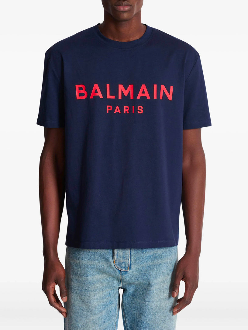 T-shirt with Balmain Paris print
