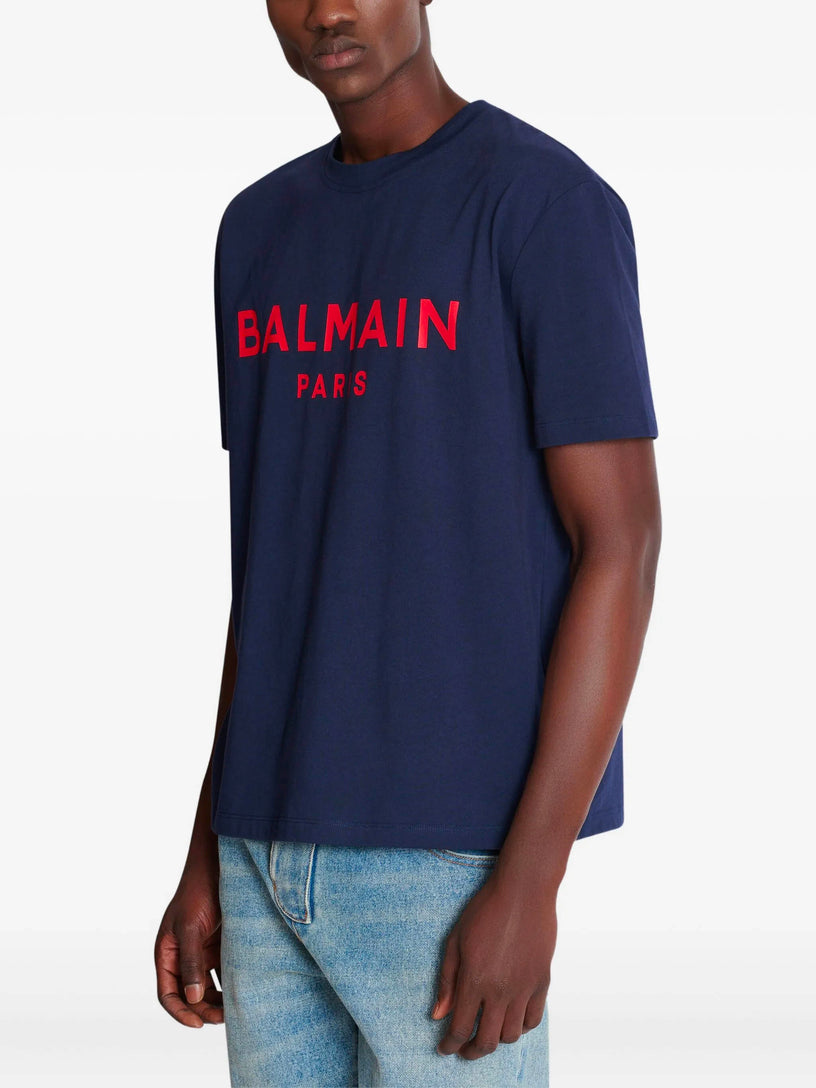 T-shirt with Balmain Paris print