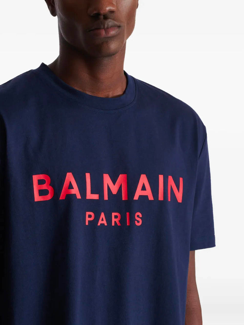 T-shirt with Balmain Paris print