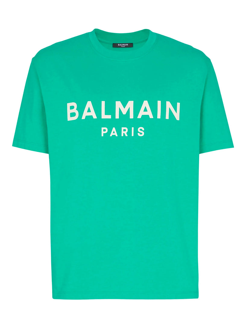 T-shirt with Balmain Paris print