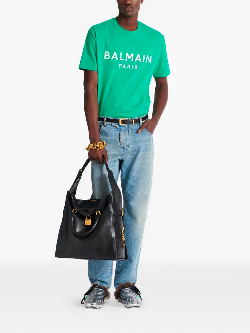 T-shirt with Balmain Paris print