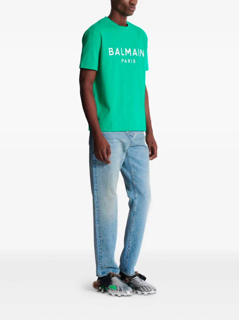 T-shirt with Balmain Paris print