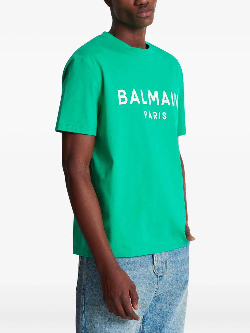 T-shirt with Balmain Paris print