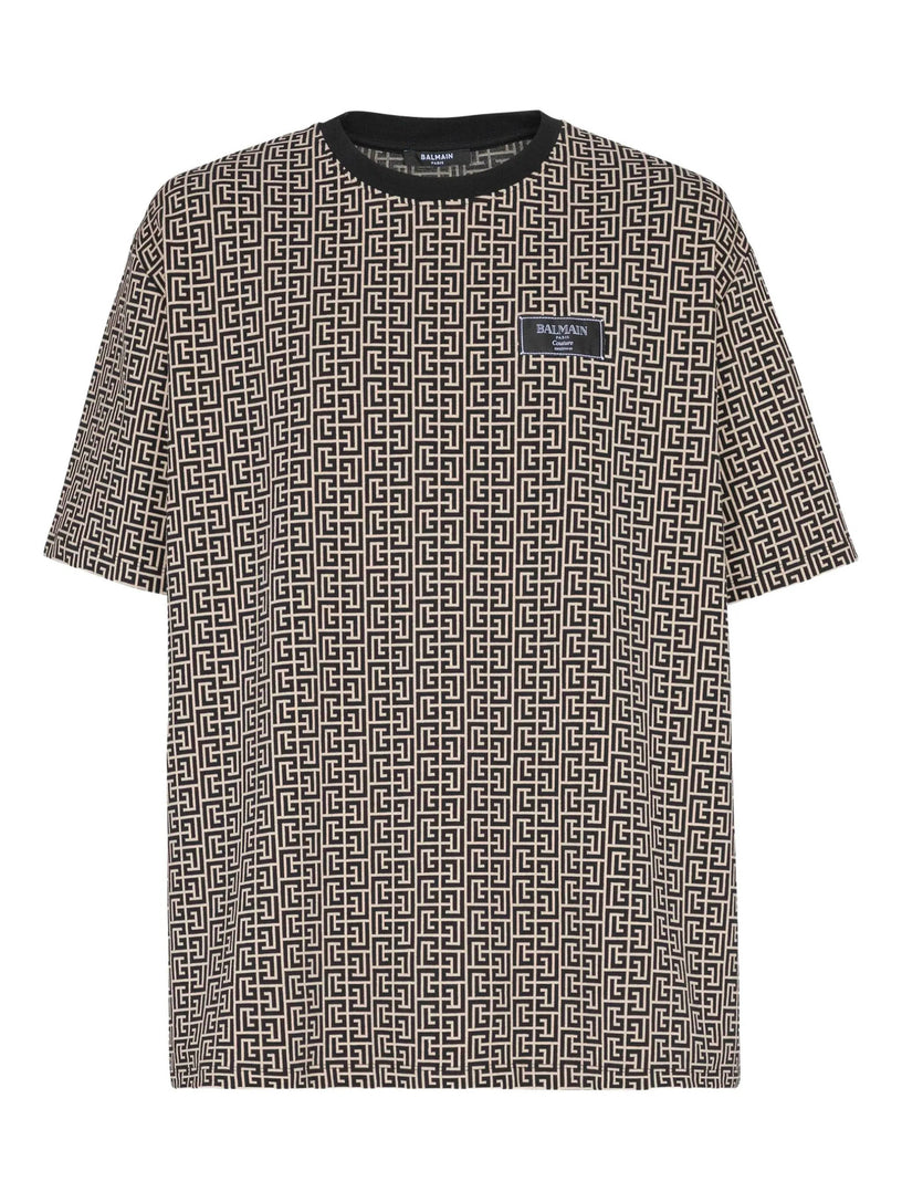 Monogram jacquard T-shirt