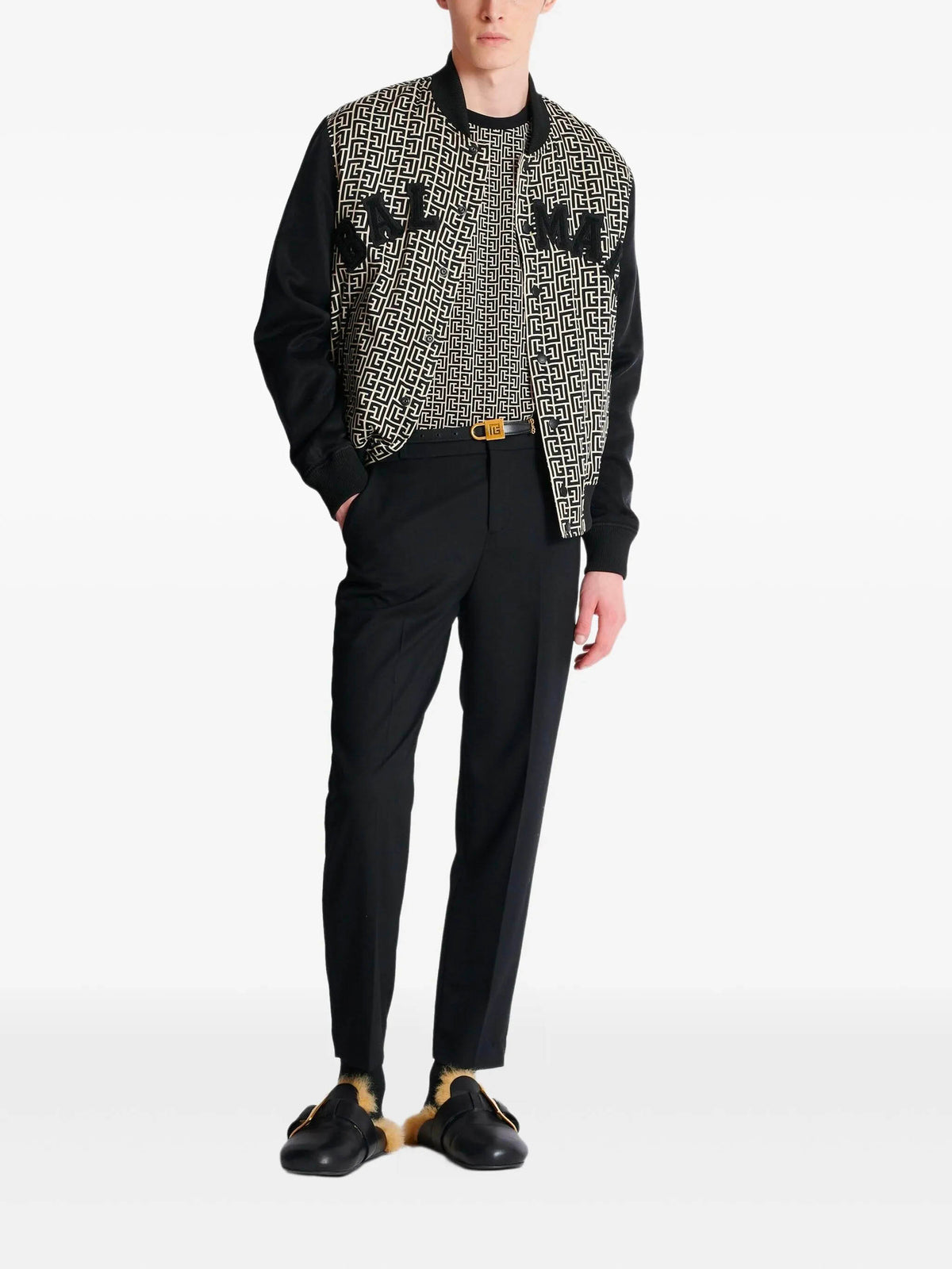 Monogram jacquard T-shirt