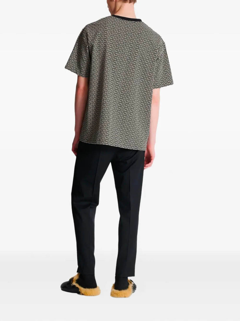 Monogram jacquard T-shirt