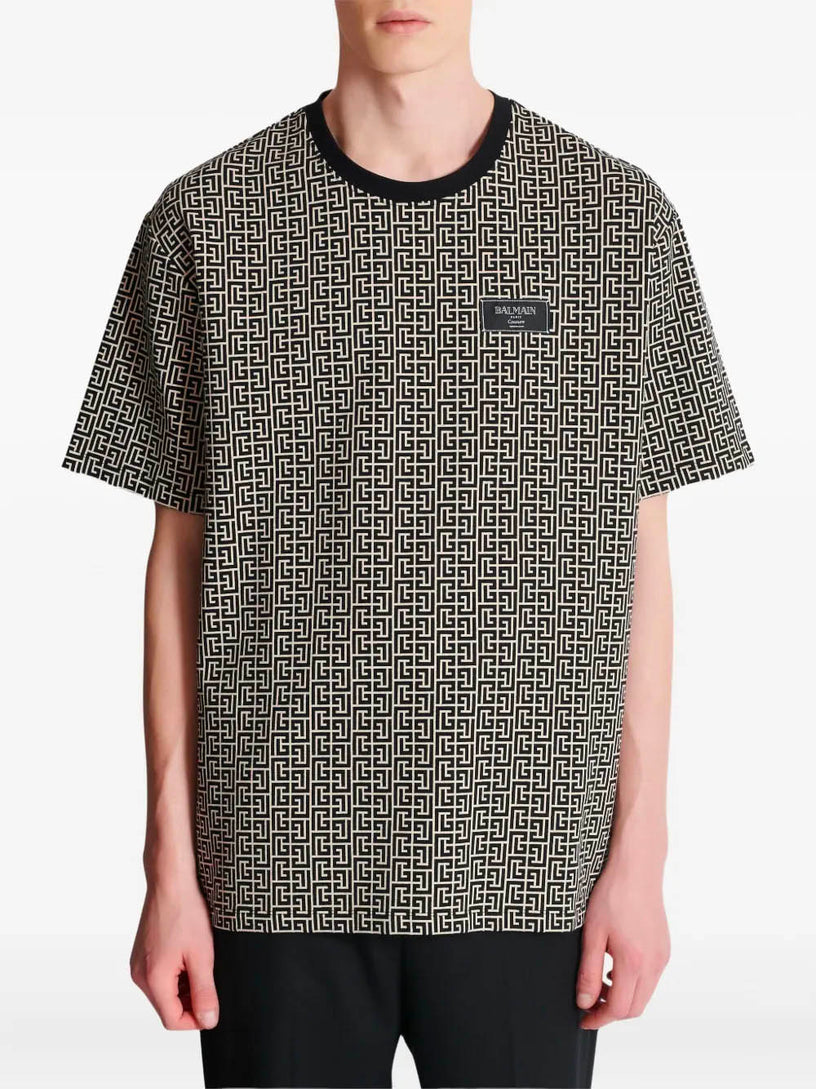 Monogram jacquard T-shirt