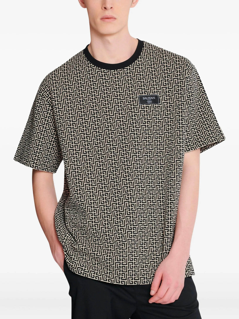 Monogram jacquard T-shirt