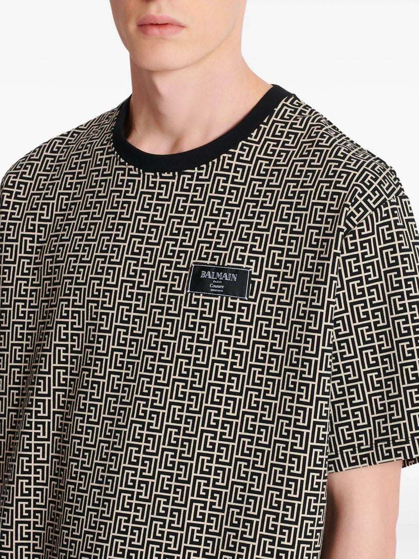 Monogram jacquard T-shirt