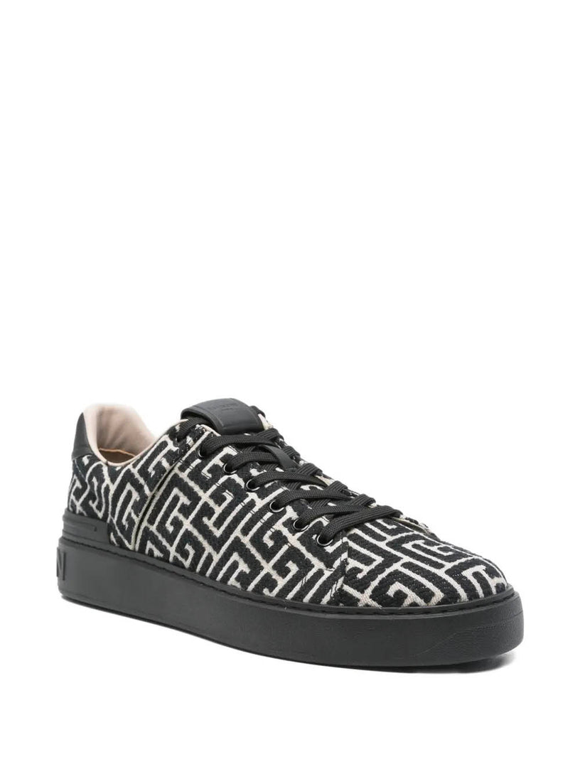 B-Court trainers with jacquard monogram