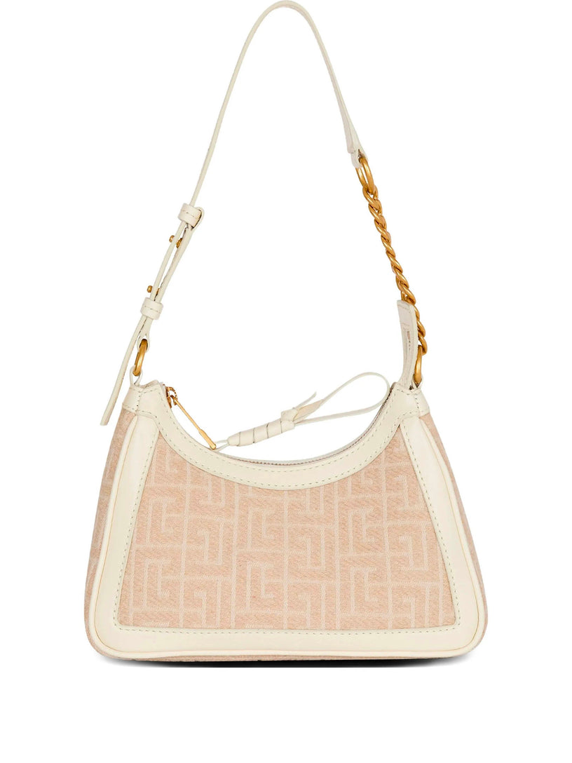 B-Army Shoulder bag in monogrammed jacquard