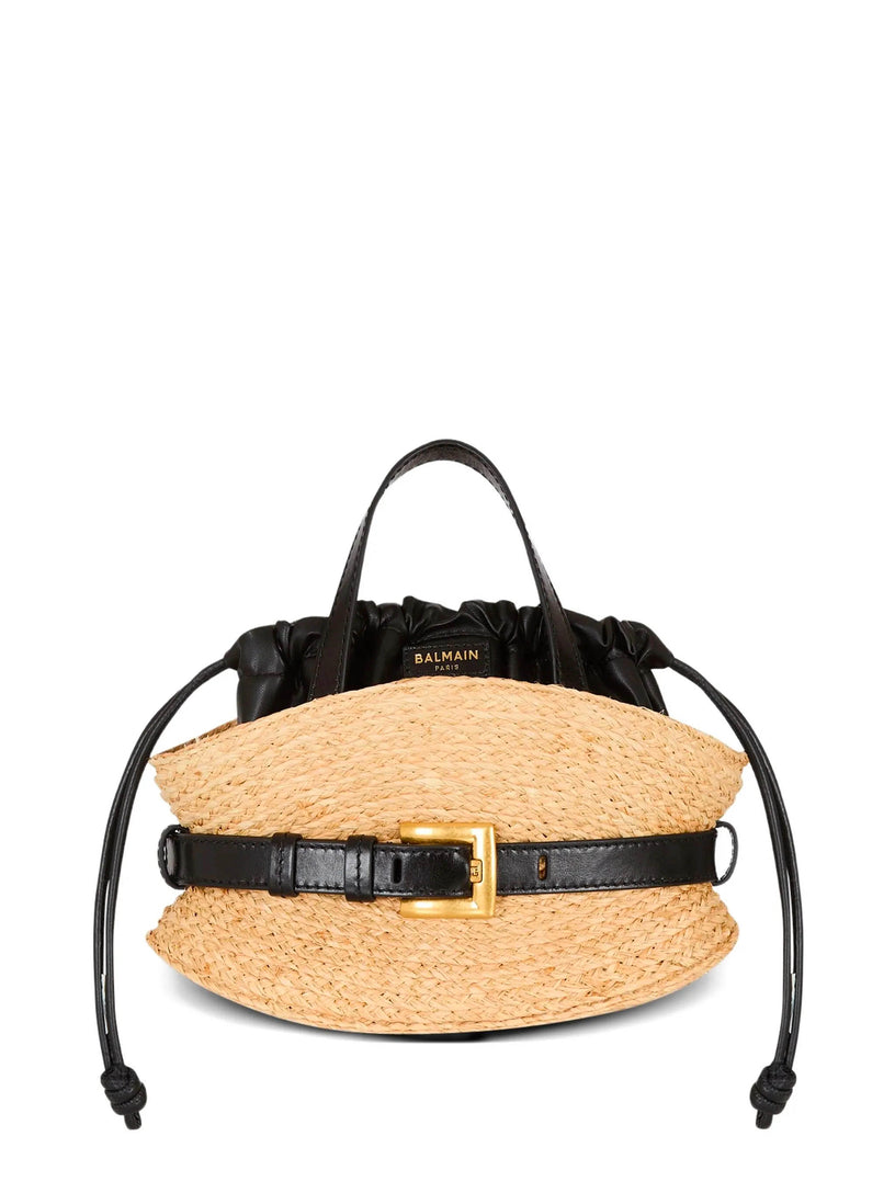 Shuffle Mini bag in raffia