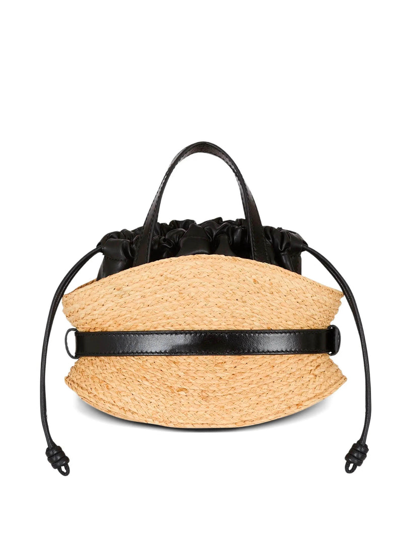 Shuffle Mini bag in raffia