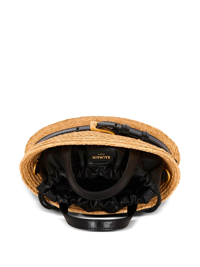 Shuffle Mini bag in raffia